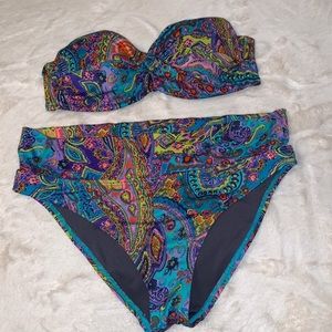 36B & Medium padded push-up bikini set